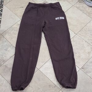 RICH MOM Sweatpants Vegan Keto Chocolate Brownie.